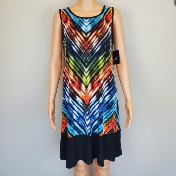 Ronni Nicole multi color Sleeveless dress size 10 - Picture 2 of 11